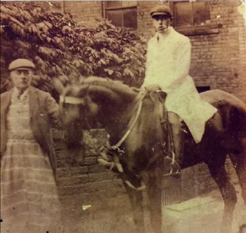 William Golding 191 (on the horse) (Photo: Jenny Golding Baron)